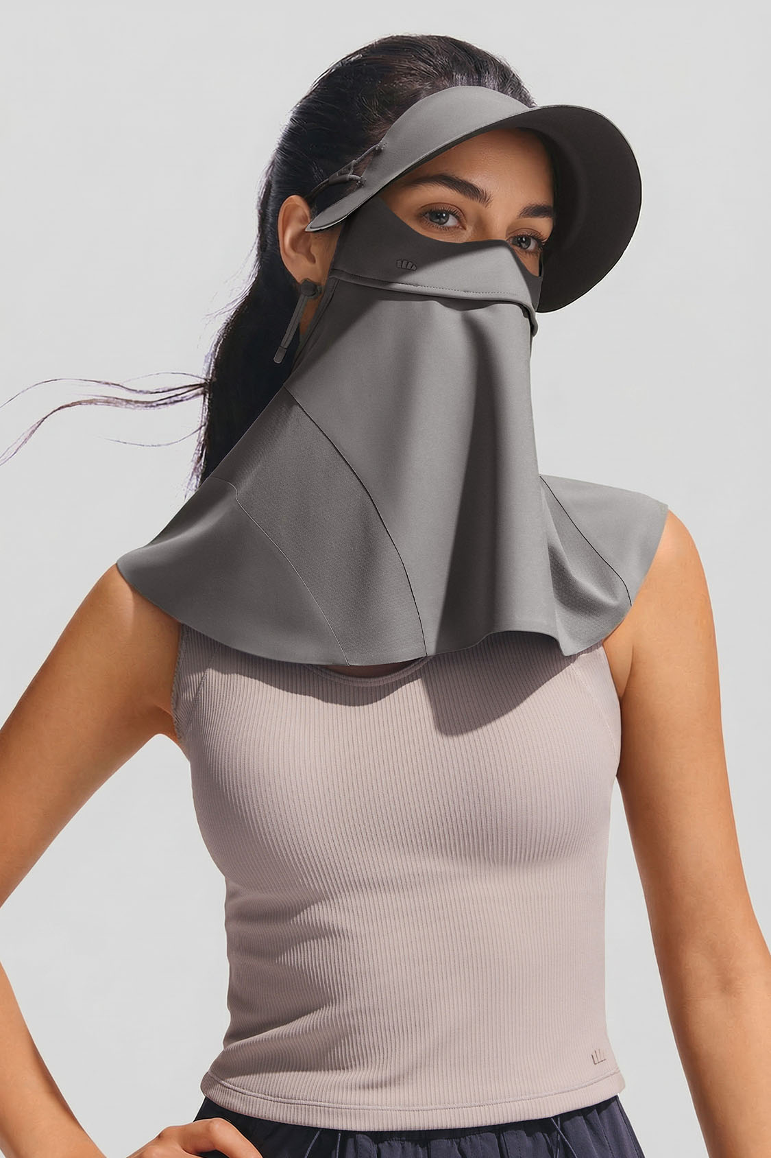 Copertura facciale con tesa e protezione per il collo da donna UPF 2000+ MP356
