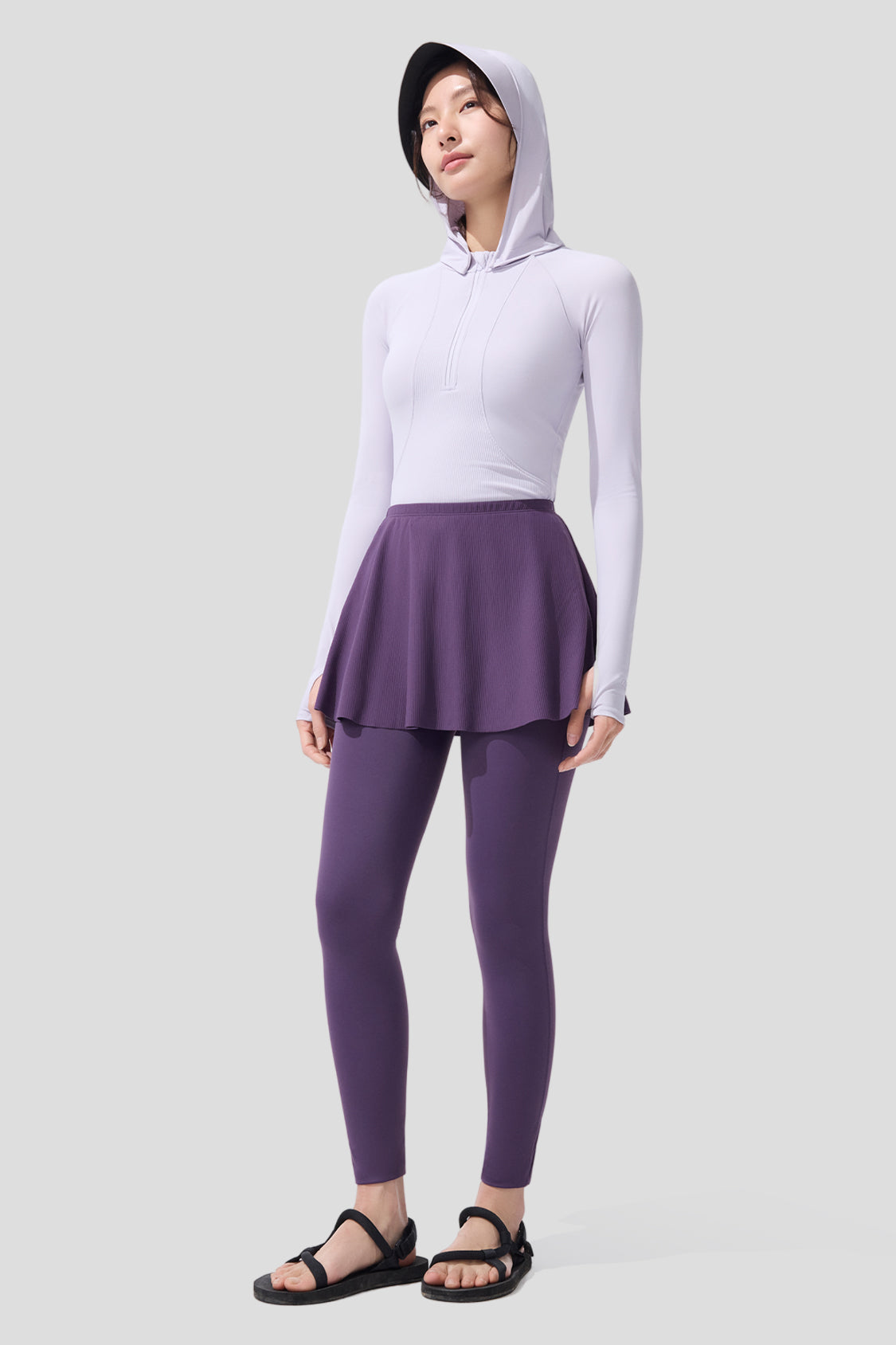 AquaArmor - Women's Bra-In Full-Coverage Sun Swimwear Set