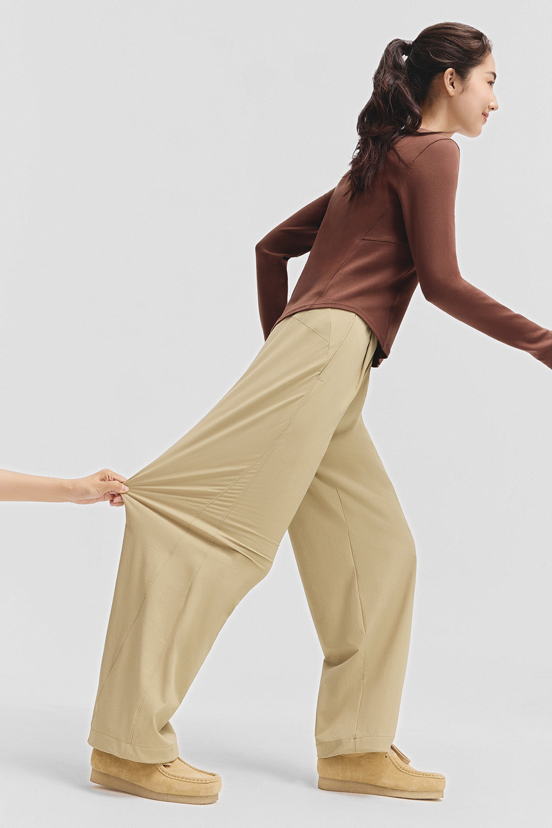 beneunder womens pants #color_taupe
