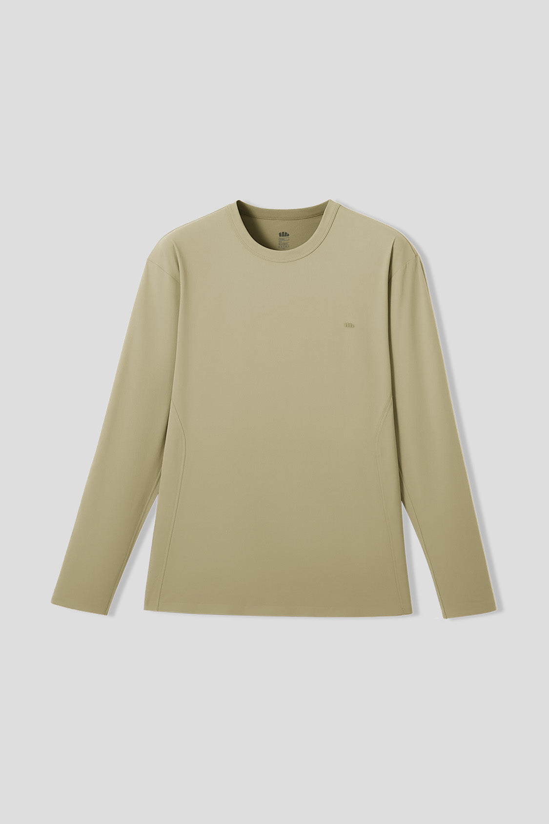 beneunder dryshield mens sweat resistant long sleeve top #color_taupe