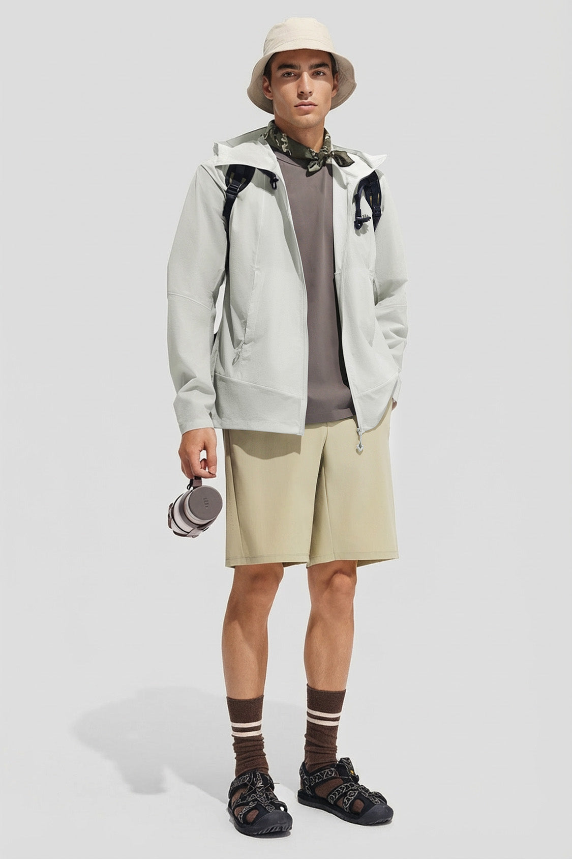 Men's Sun Protection Jacket UPF 50+ WR004