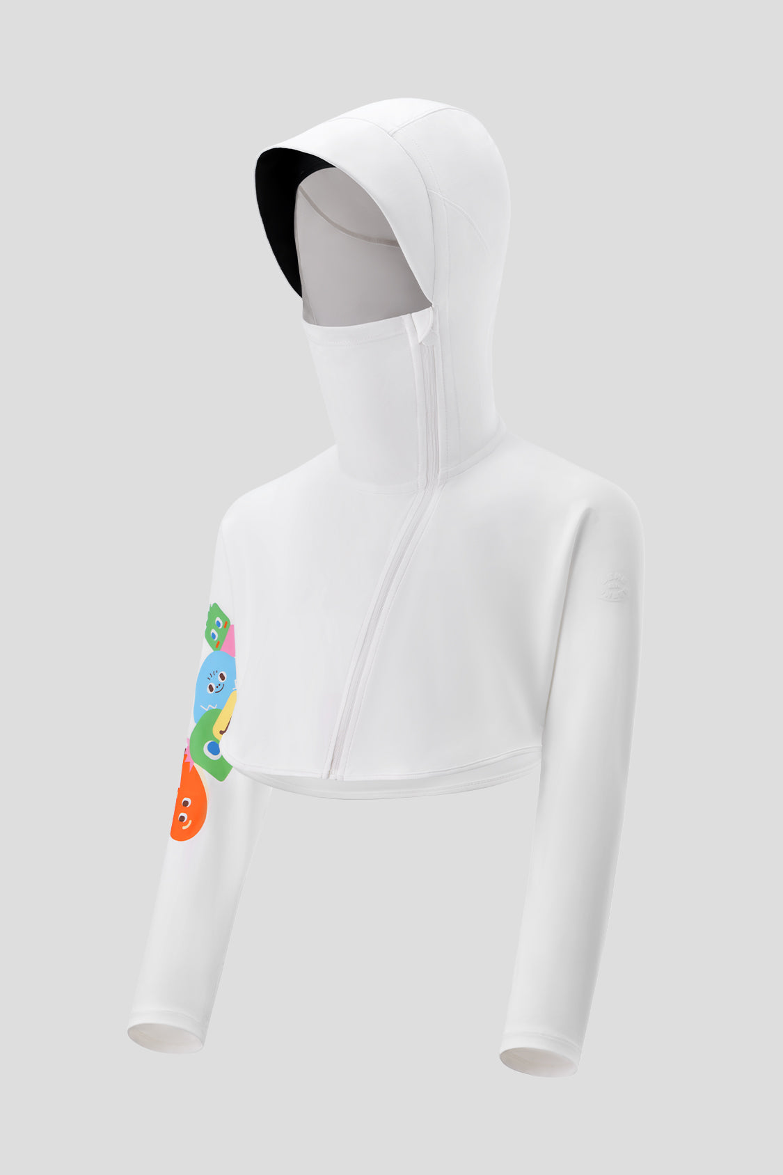 beneunder kid's sun proctection Jacket UPF50+ #color_white