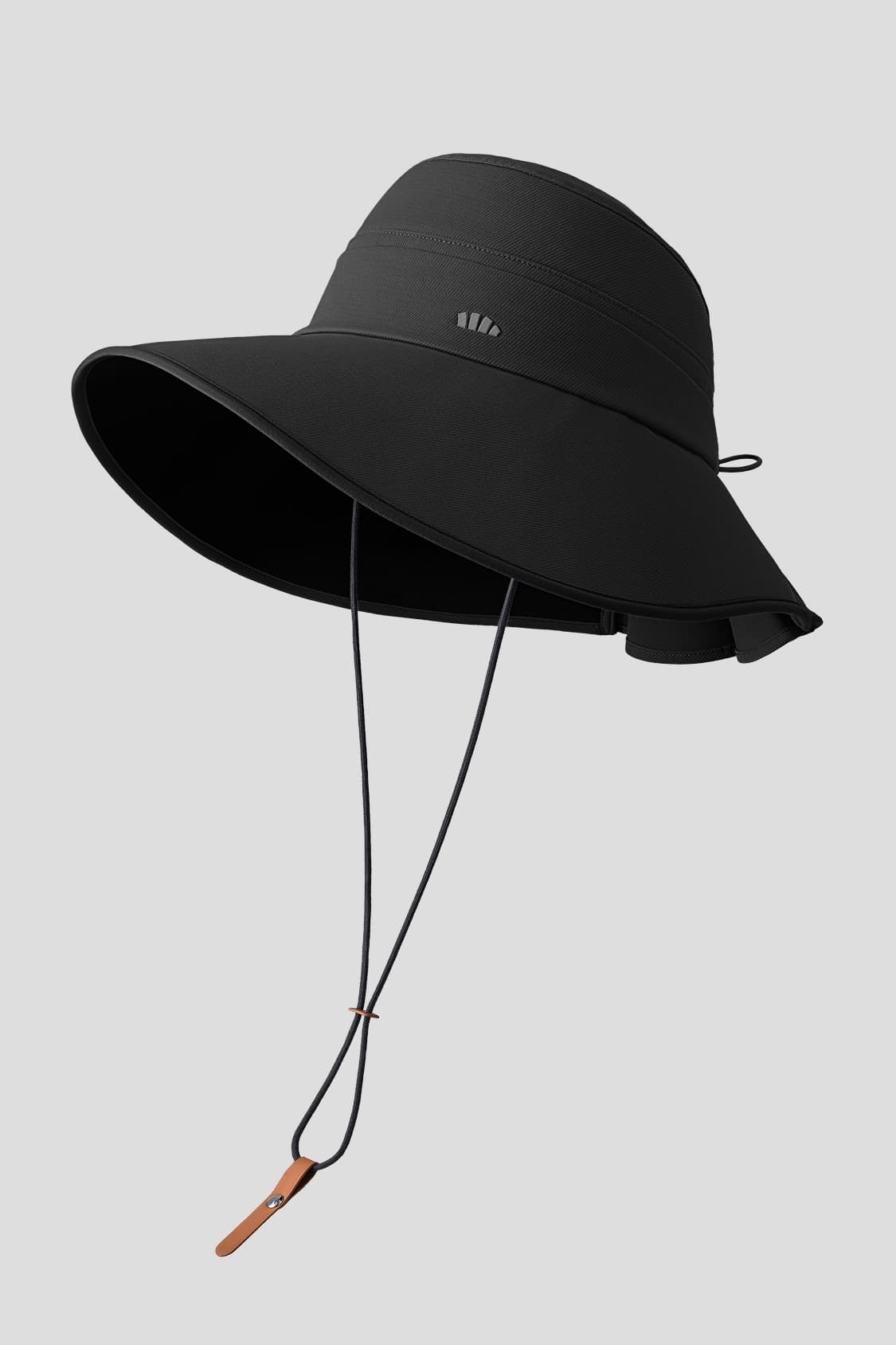 Bucket hat met brede rand en zonbescherming WR013