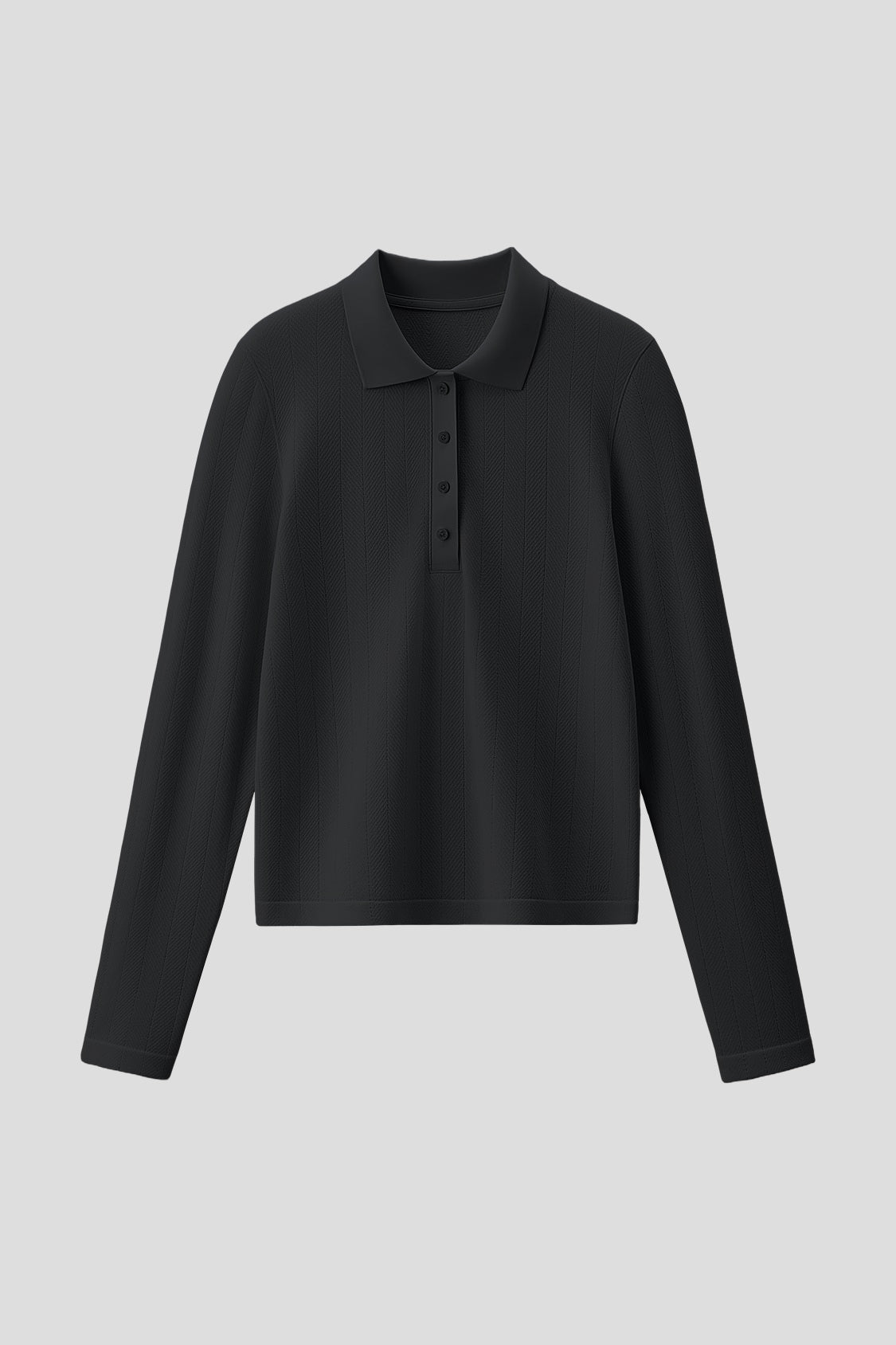 Damen-Baselayer-Polo aus nahtlosem Strick mit hoher Elastizität EL037