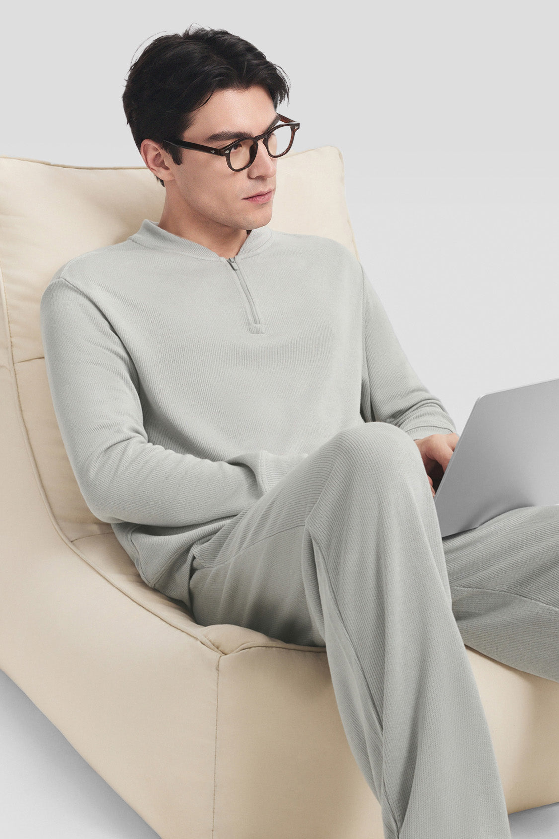 Men's Breathable Knit Everyday Lounge Set AF013/AF015