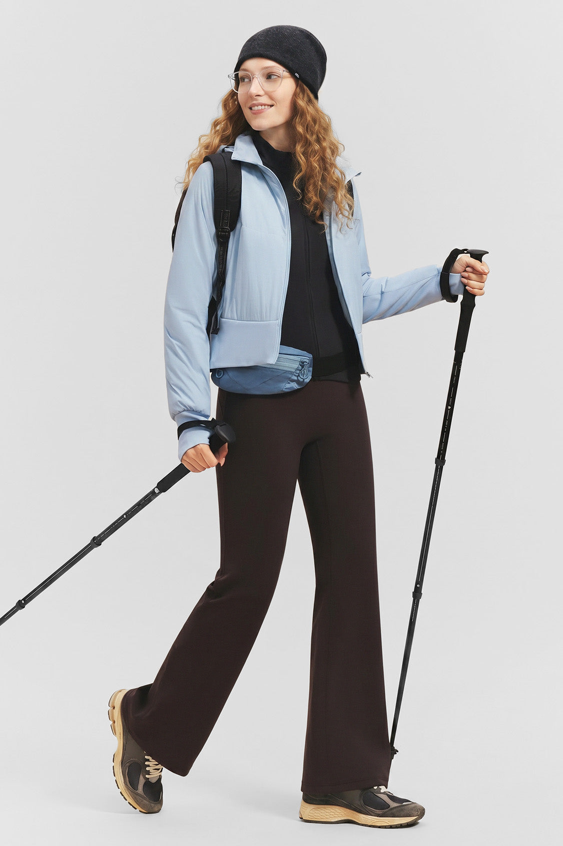Women's Stretch Cropped Insulated Jacket (Mid Warmth) CL014