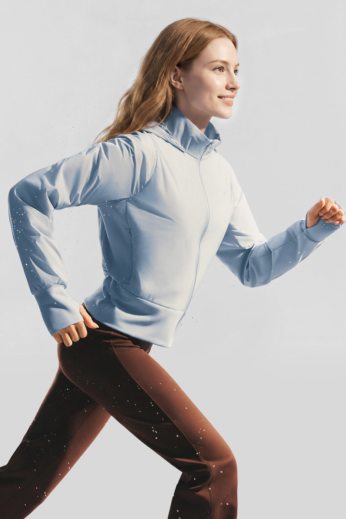 Women's Stretch Cropped Insulated Jacket (Mid Warmth) CL014