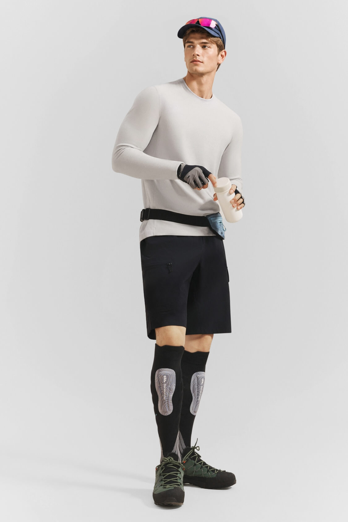 Men's Outdoor Moisture-Wicking Base Layer Set DR034/DR037