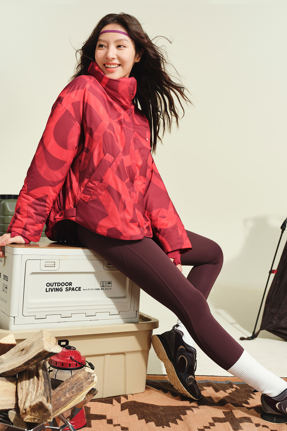 beneunder women's jacket #color_red