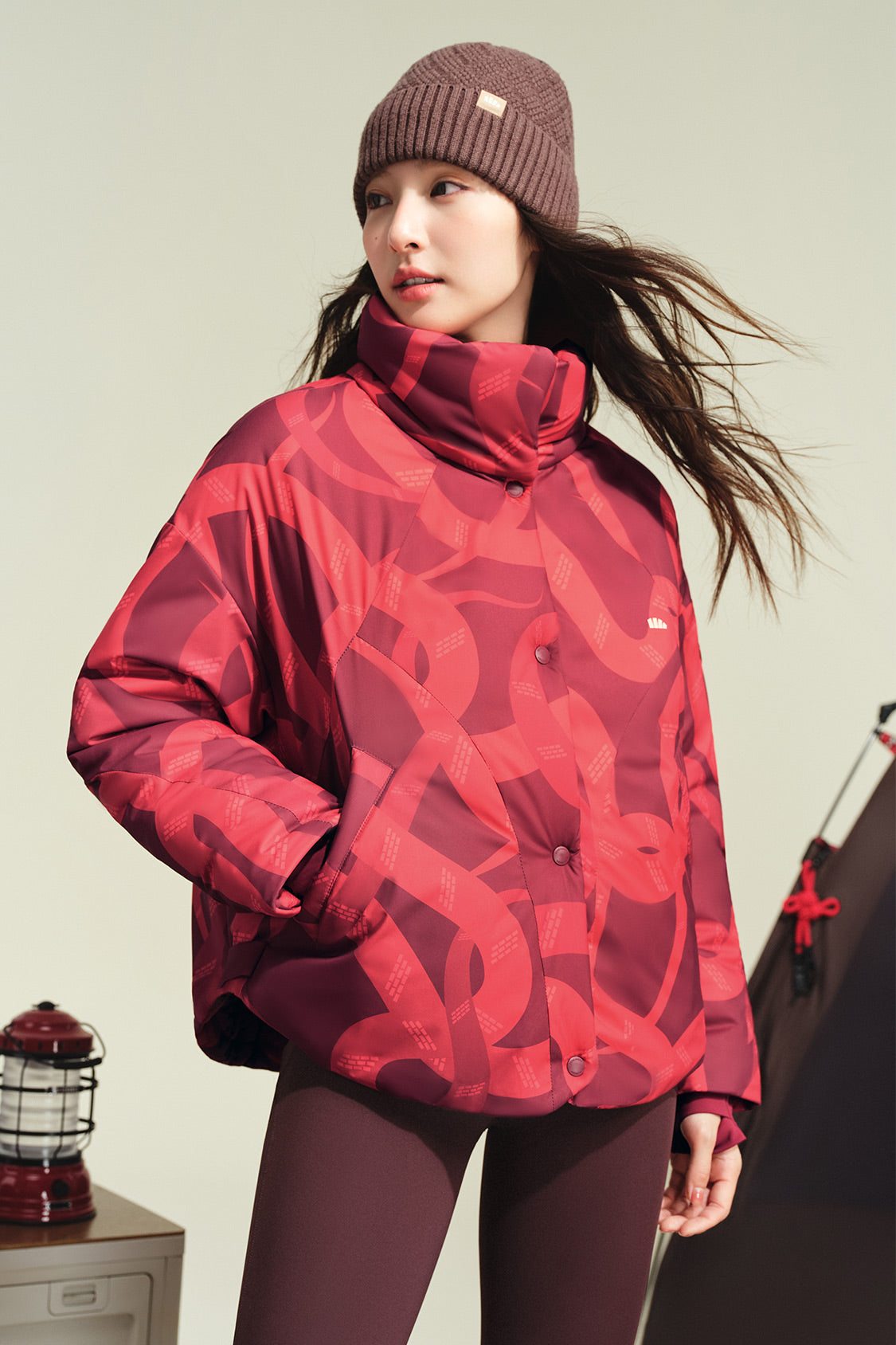 beneunder women's jacket #color_red