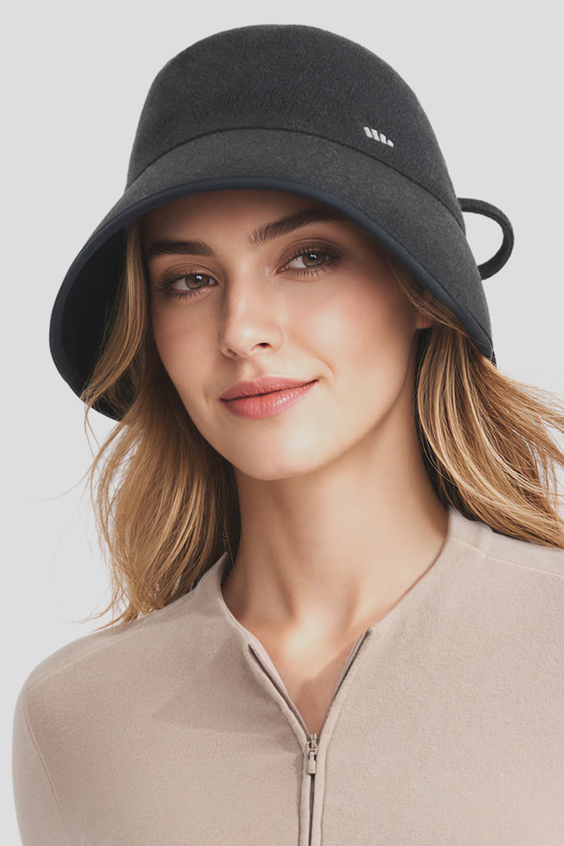 Wool Felt Wide-Brim Sun Hat UPF50+ PM049