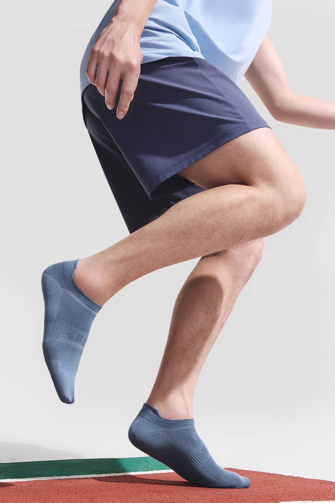 Calcetines tobilleros transpirables con control de olores para hombre, paquete de 4 AF008
