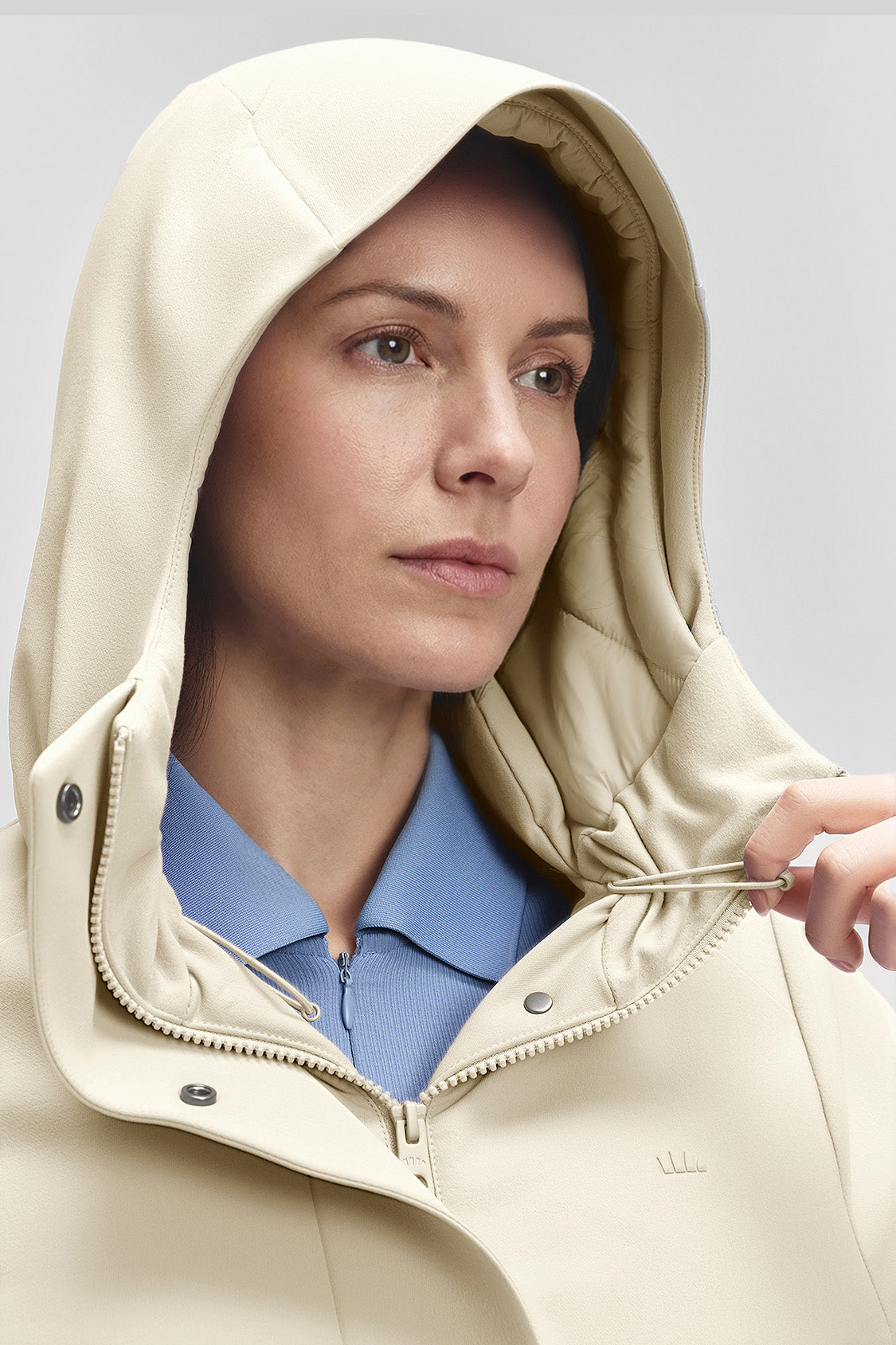 StormCurve – Women’s Windproof Waist-Cinched Down Coat (Mid-Length, Extreme Warmth)