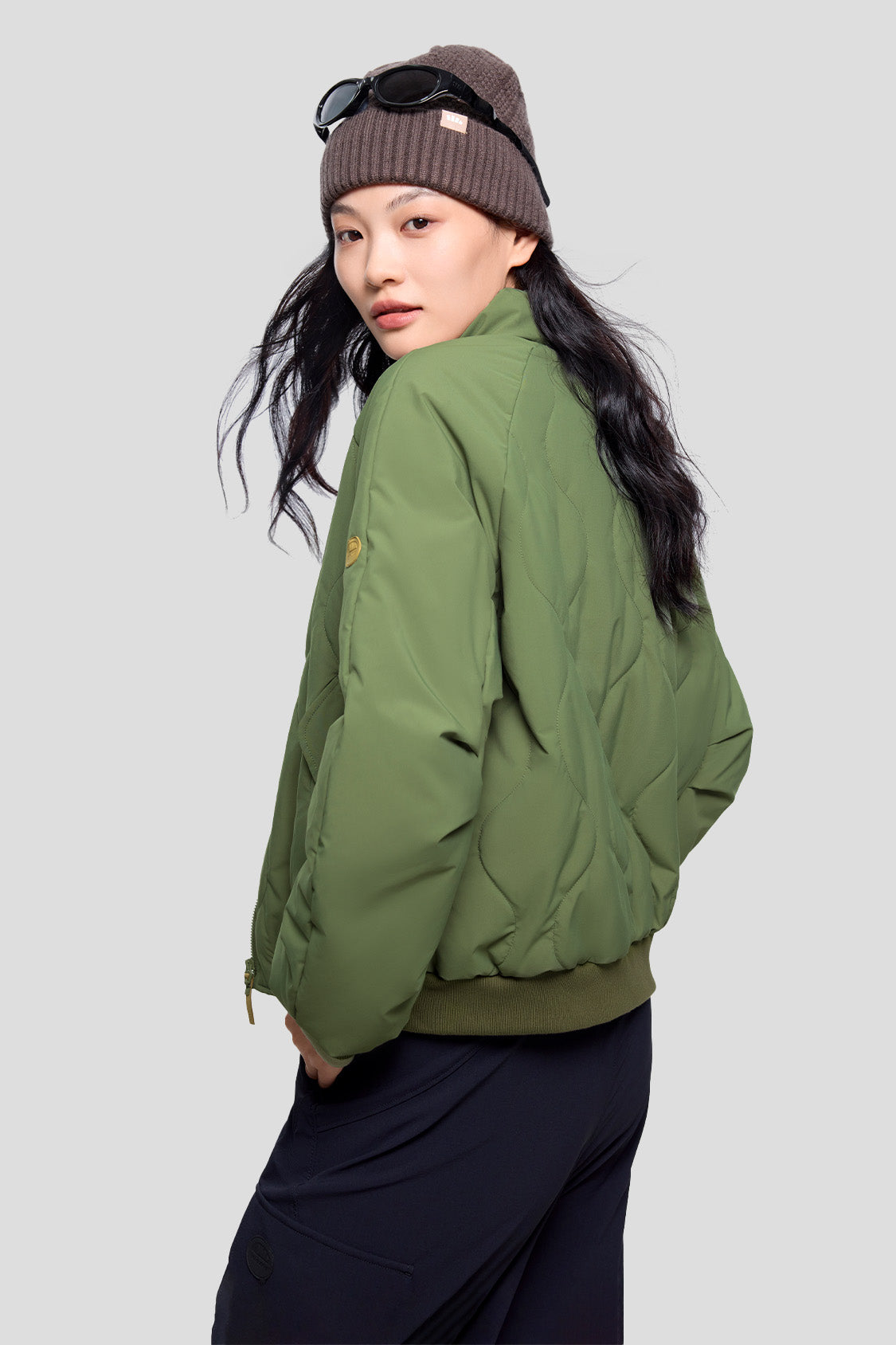 beneunder women's jackets #color_pastoral green