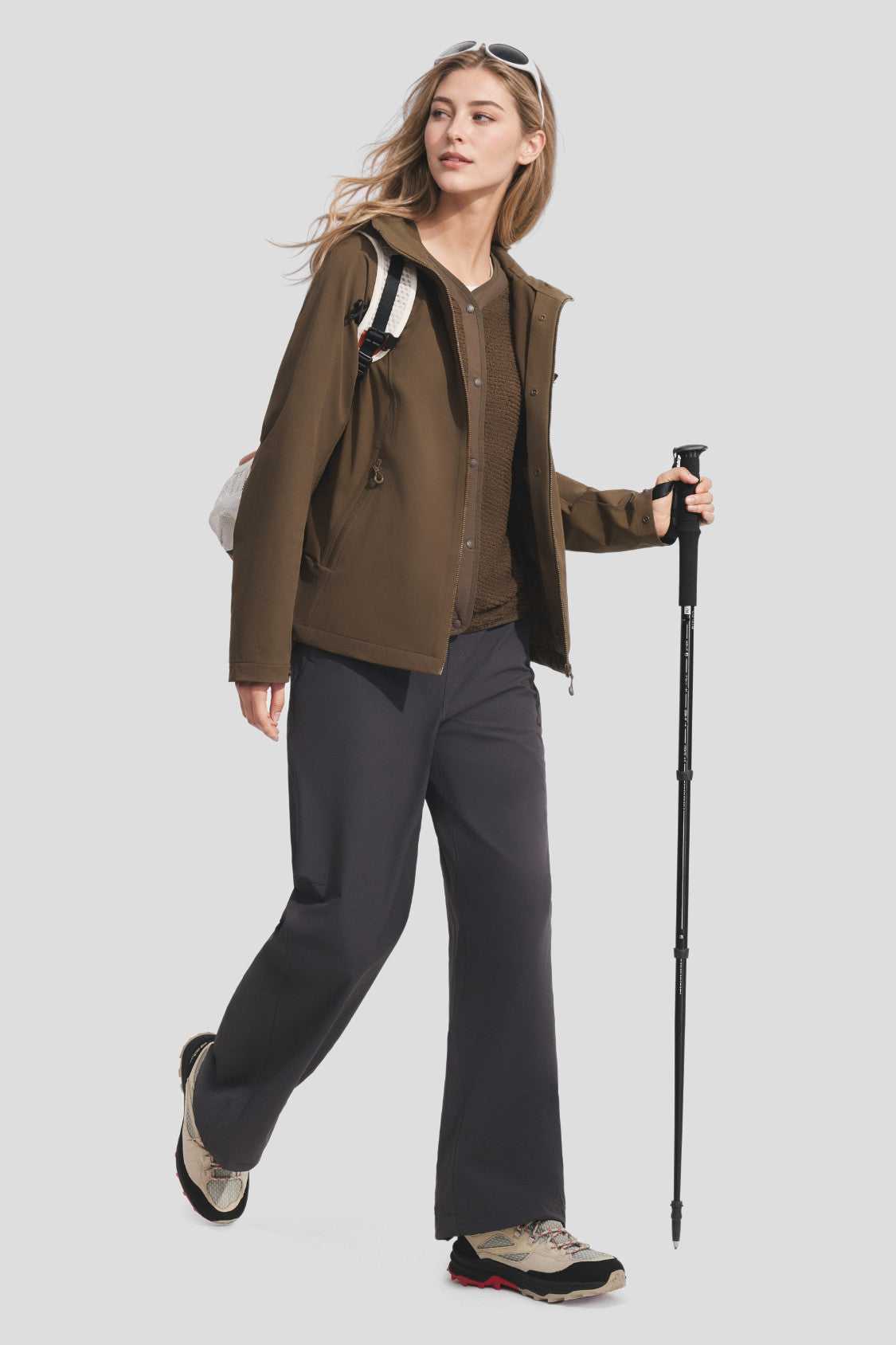 Women's 3-in-1 Ultra-Light Softshell Insulated Jacket (Mid Warmth) ST033