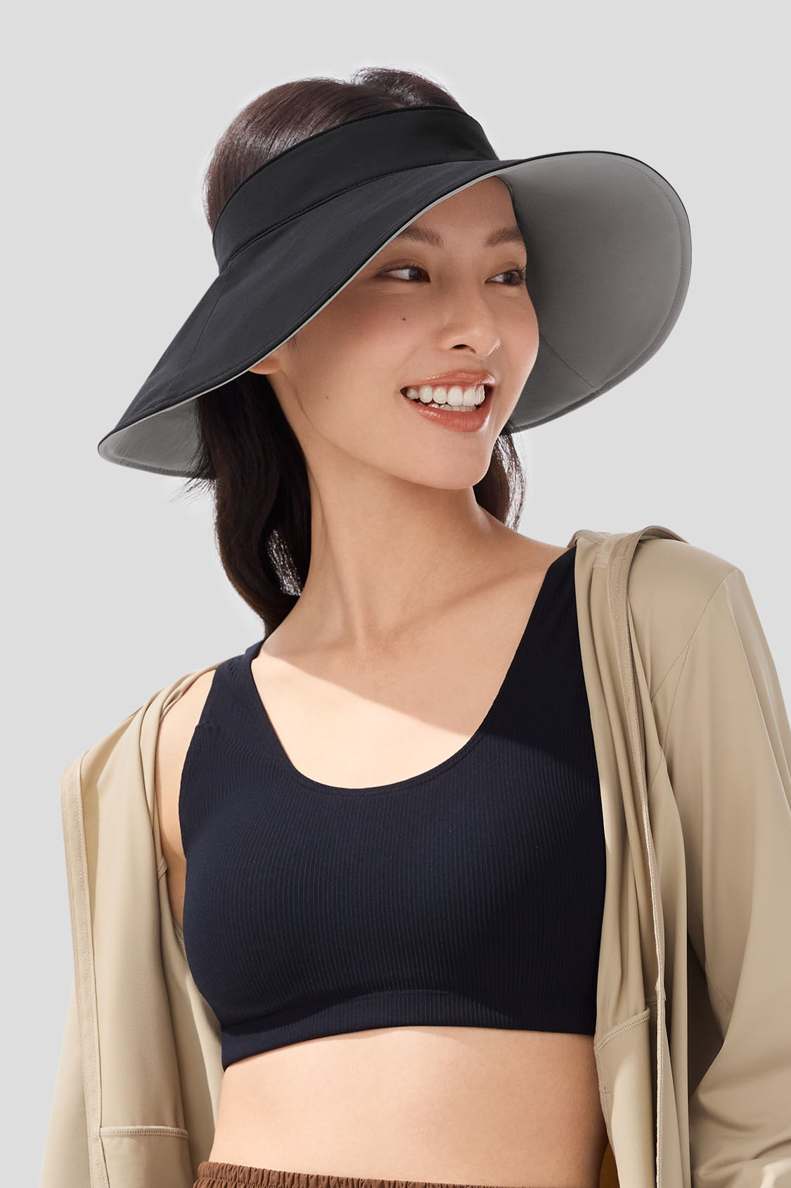 beneunder women's sun hats #color_black