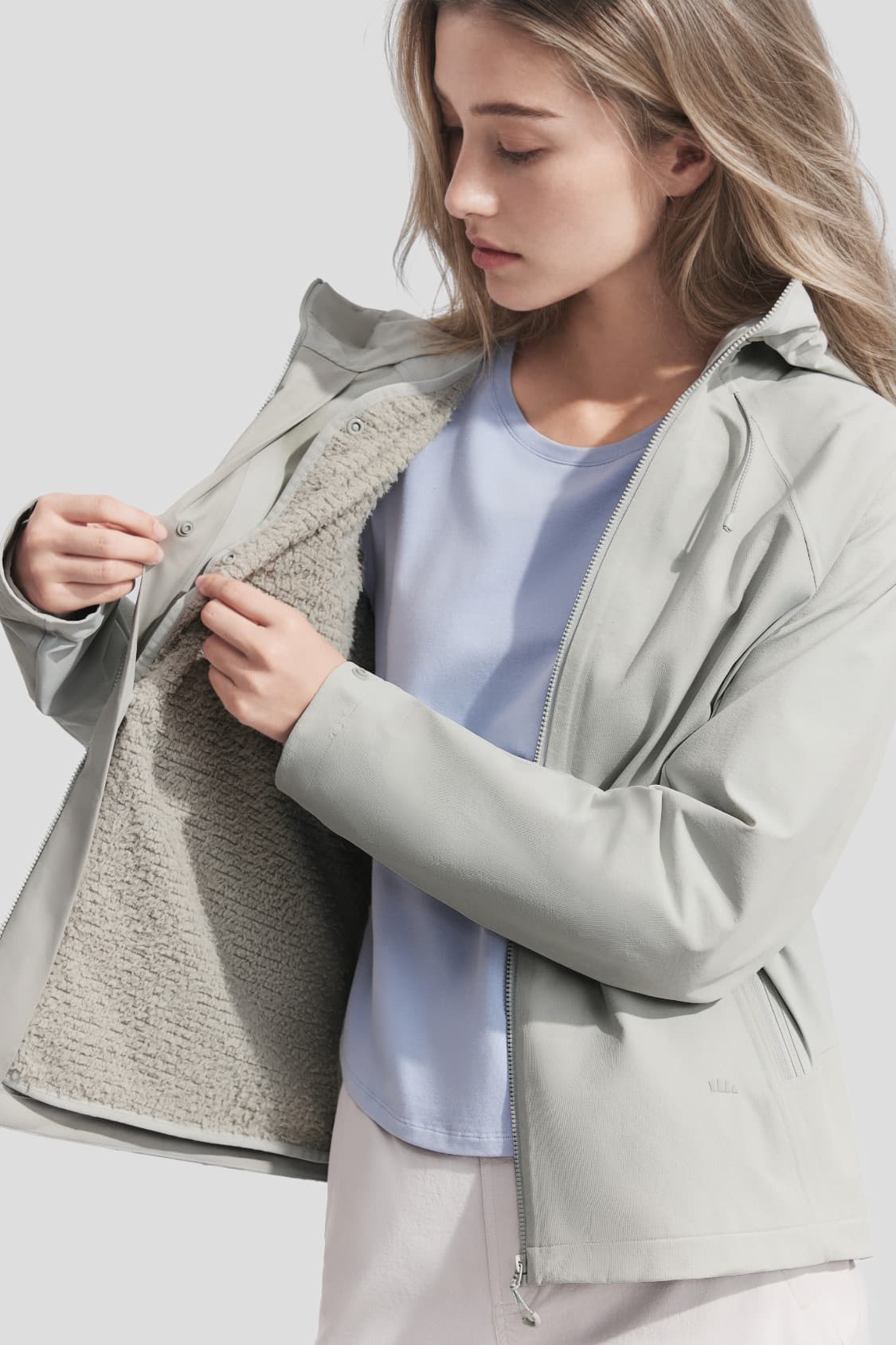 Women's 3-in-1 Ultra-Light Softshell Insulated Jacket (Mid Warmth) ST033