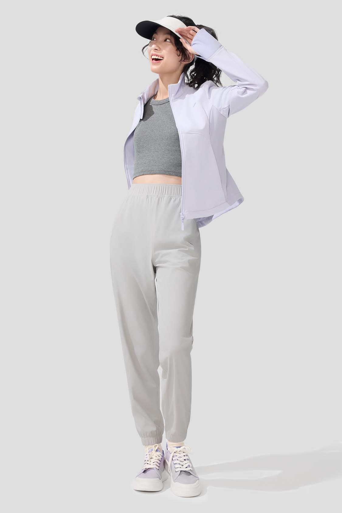 beneunder women's sport cooling pants #color_gray