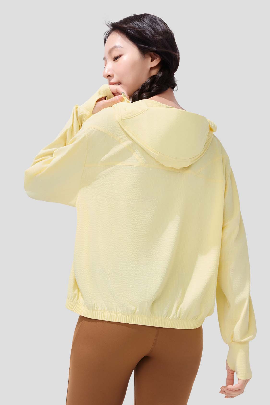 beneunder women's sun protection jacket #color_yellow