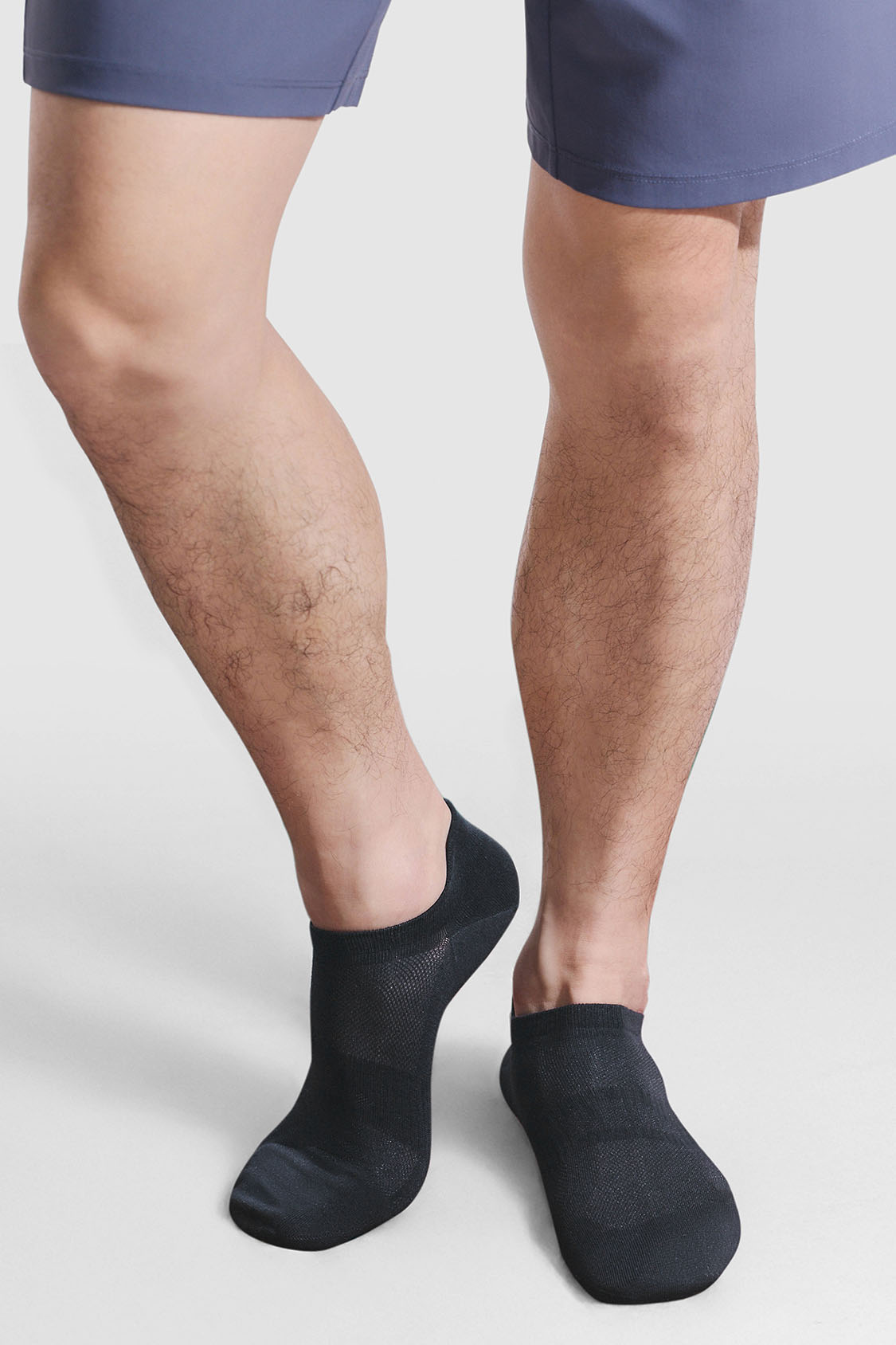 Calcetines tobilleros transpirables con control de olores para hombre, paquete de 4 AF008