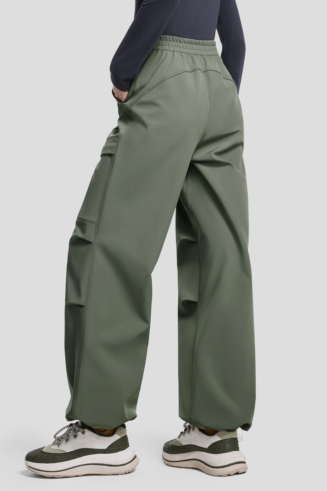 beneunder women's pants #color_moonshadow green