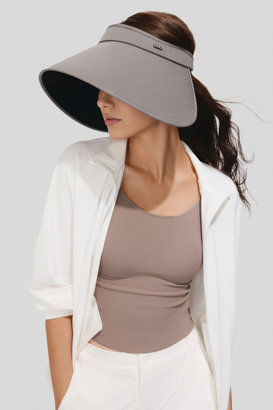 Damen Ultra-Breiter Krempen-Visor im Bonnet-Stil UPF100+ BM563