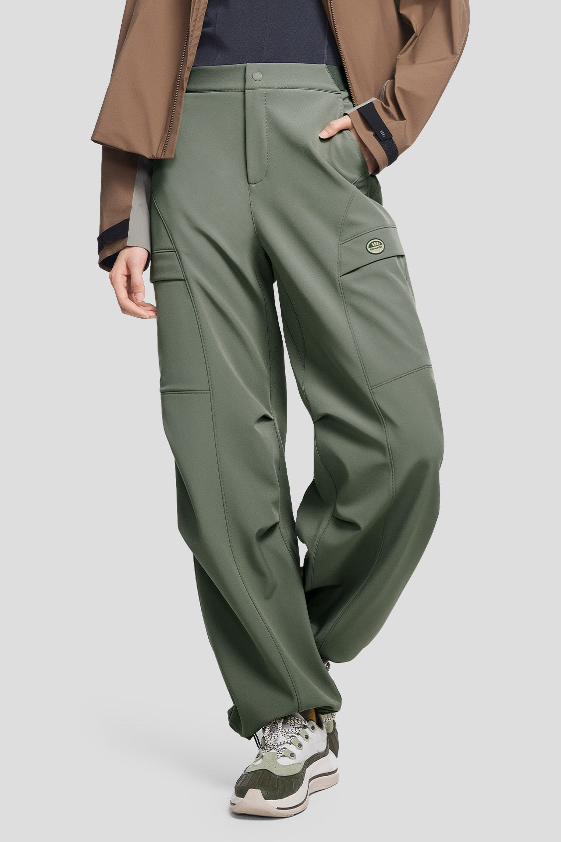 beneunder women's pants #color_moonshadow green