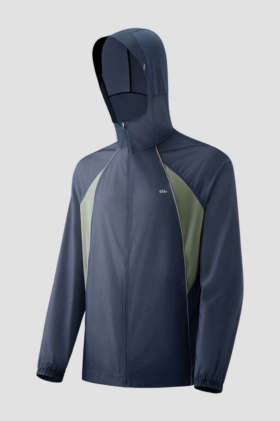 beneunder men's sun protection jacket #color_blue