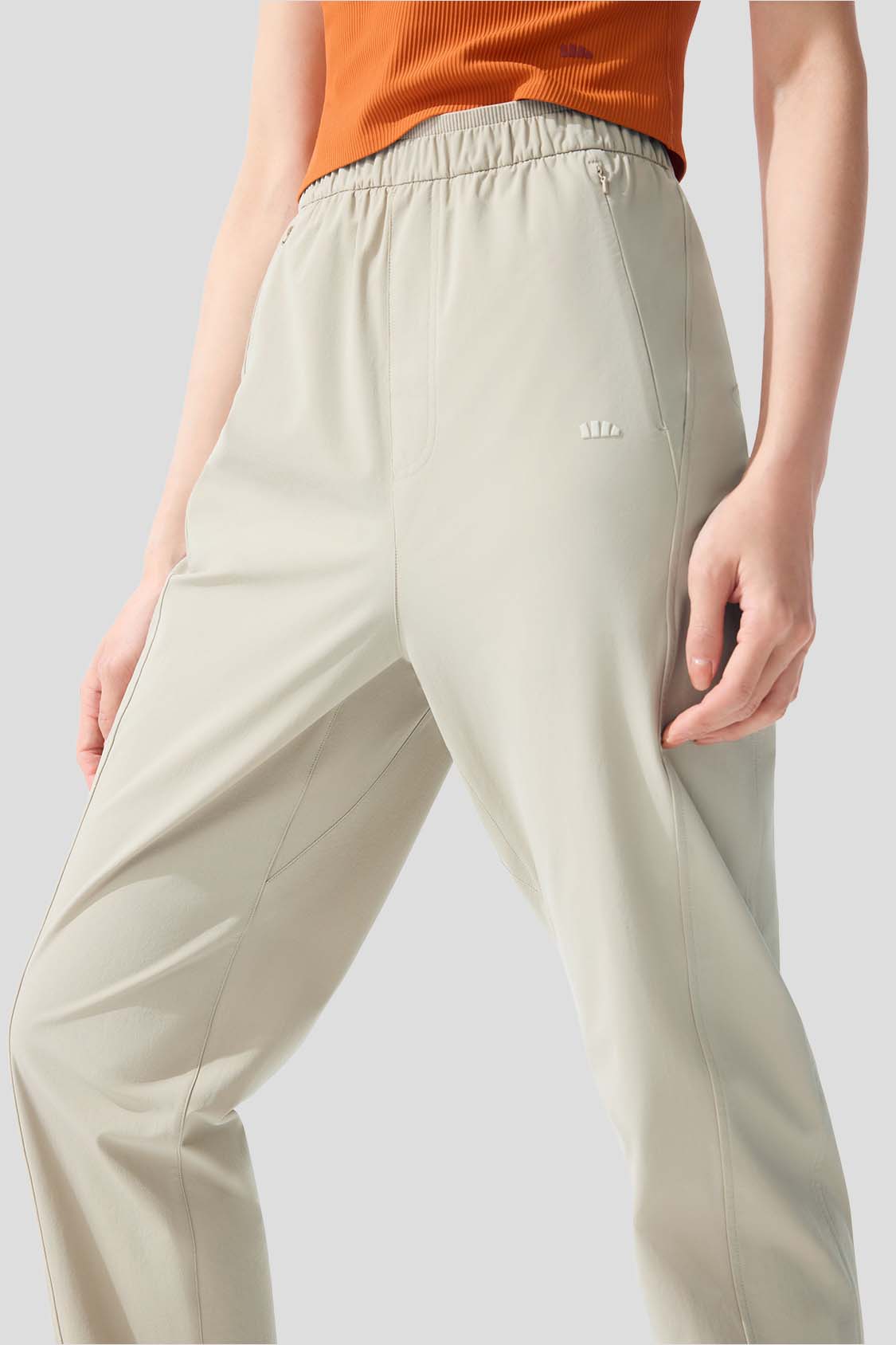 beneunder women's sun protection pants #color_beige