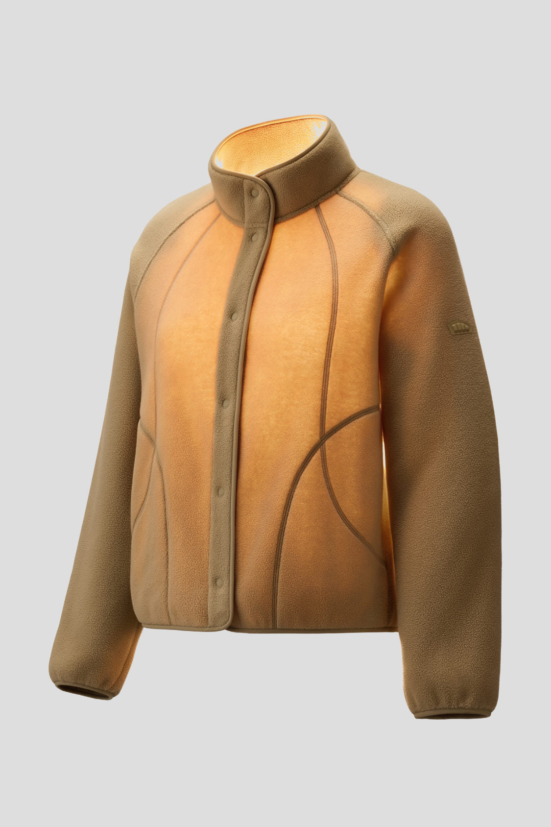 Women’s Lightweight Regular-Fit Micro Fleece Jacket (Mid Warmth) PM028