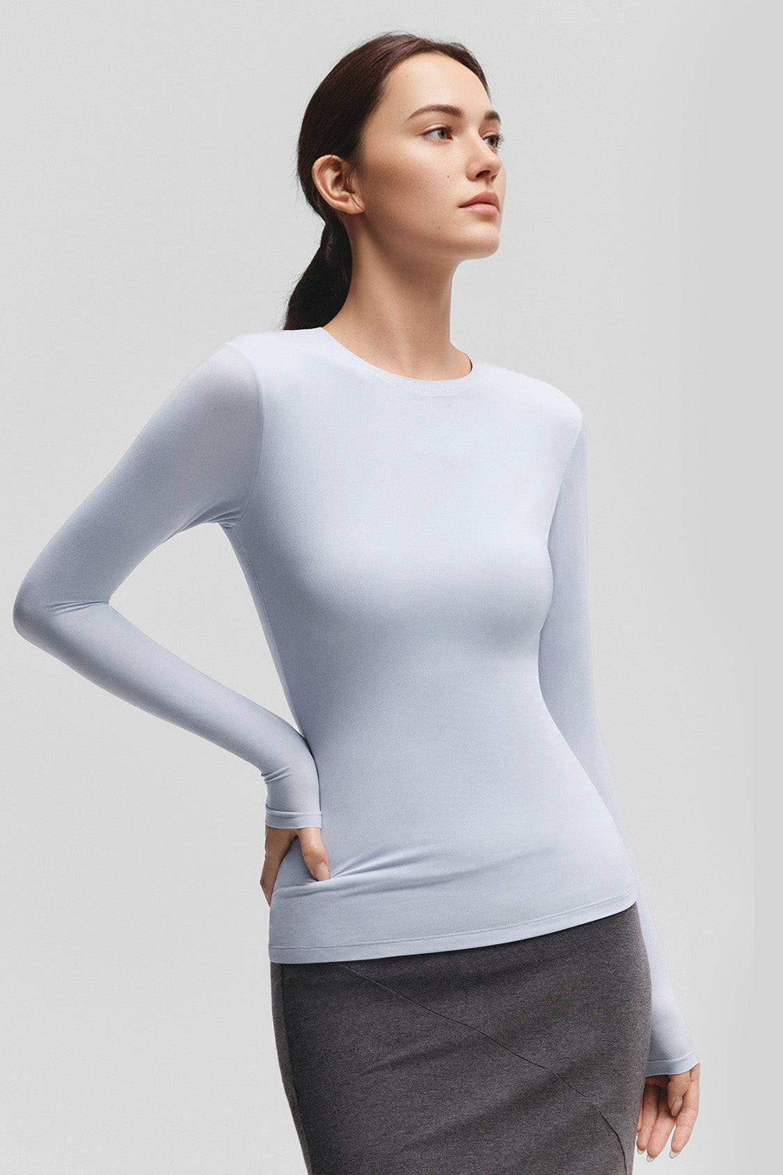 beneunder bareform womens seamless sports shaping top #color_lavender