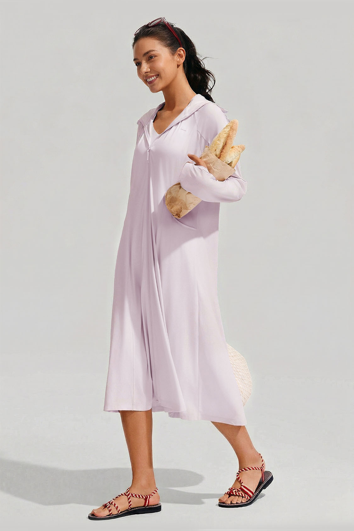 Women's Longline Cooling Sun Protection Jacket UPF 200+ AL902