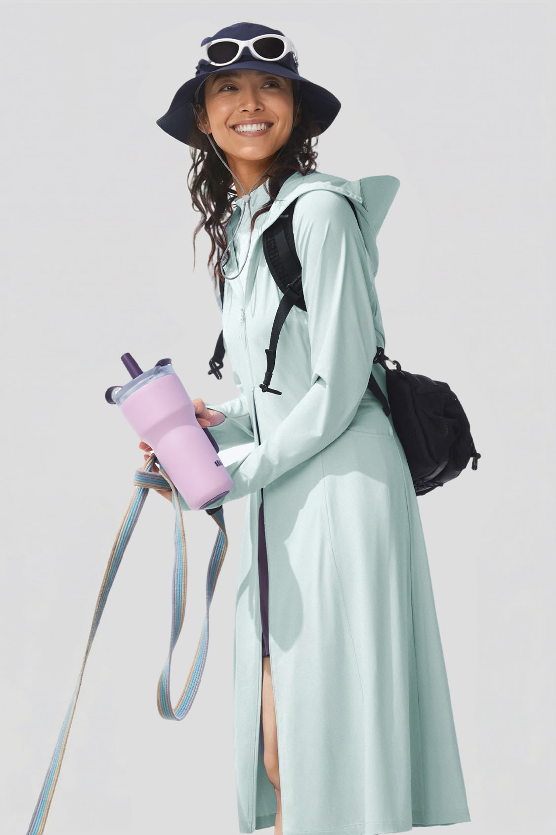 Women's Longline Cooling Sun Protection Jacket UPF 200+ AL902