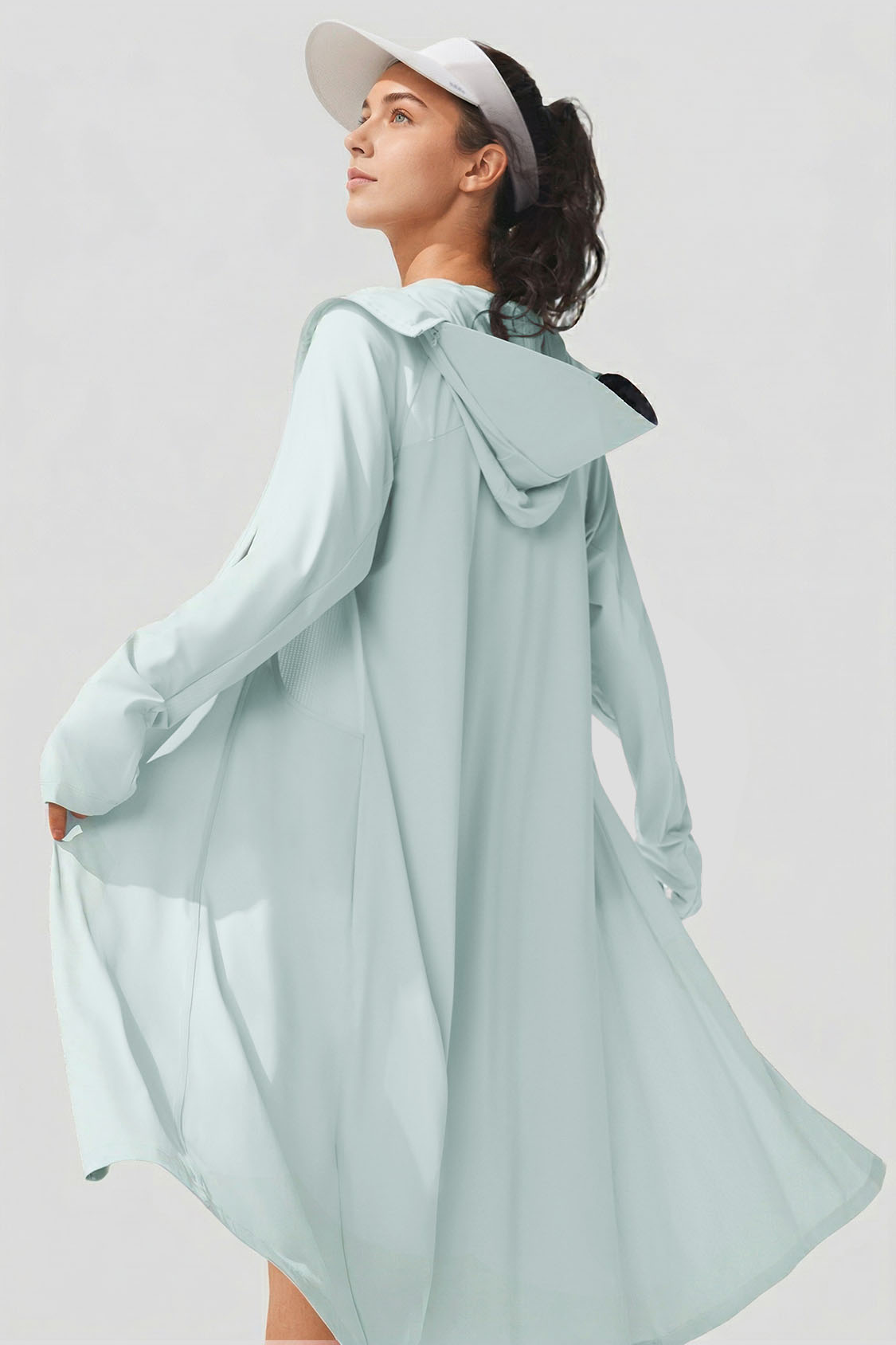 Women's Longline Cooling Sun Protection Jacket UPF 200+ AL902