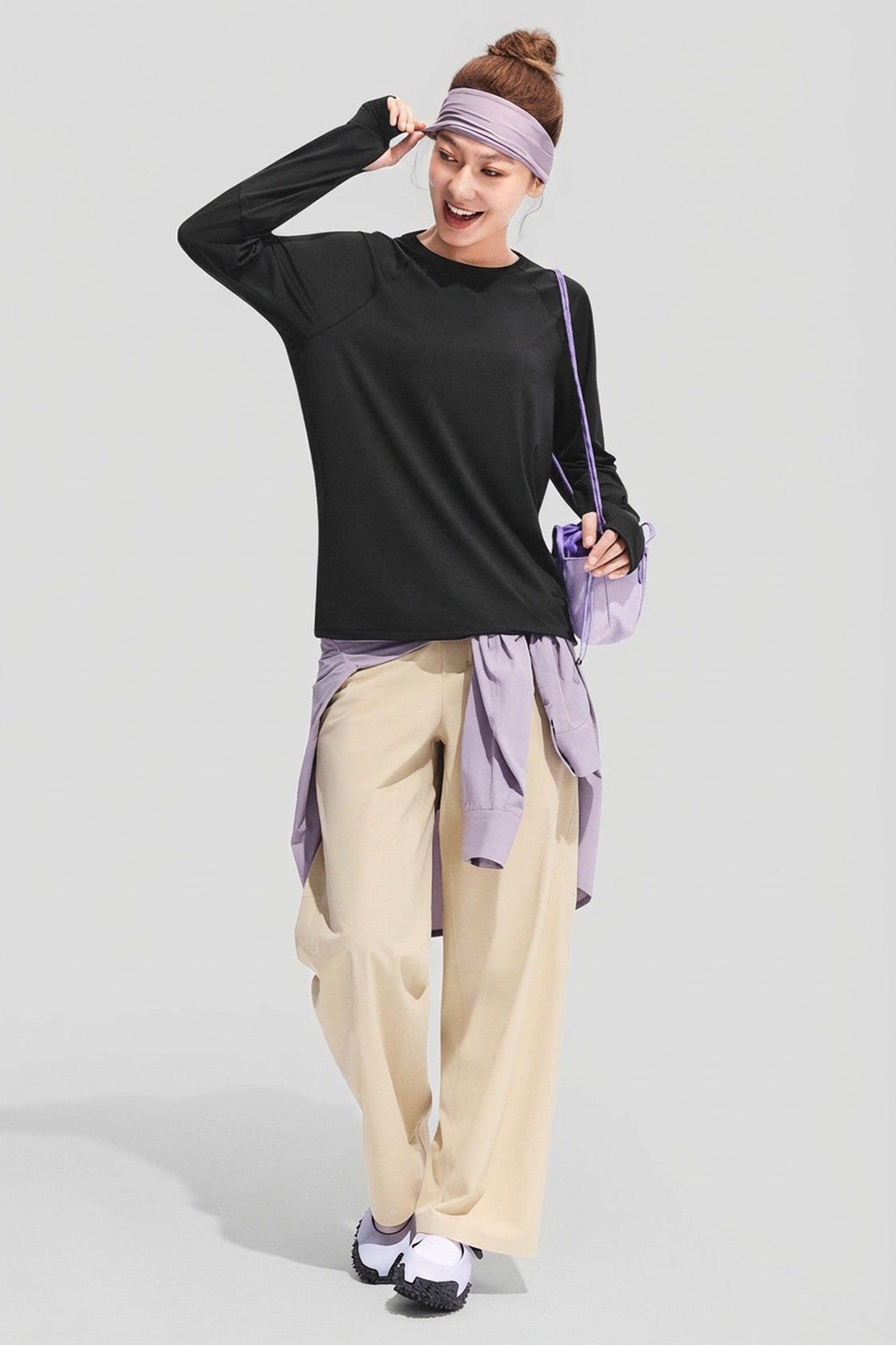 Women’s Breathable Sun Protection Long-Sleeve Tee UPF 50+ AS001