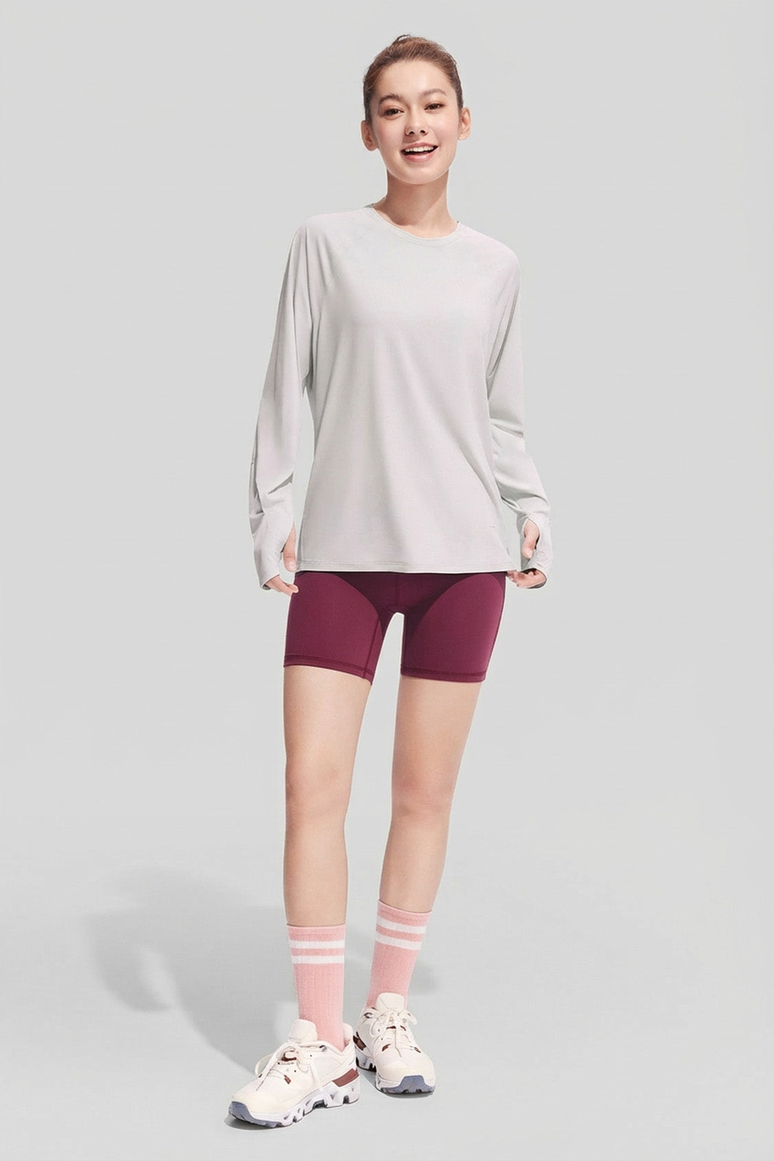 Women’s Breathable Sun Protection Long-Sleeve Tee UPF 50+ AS001