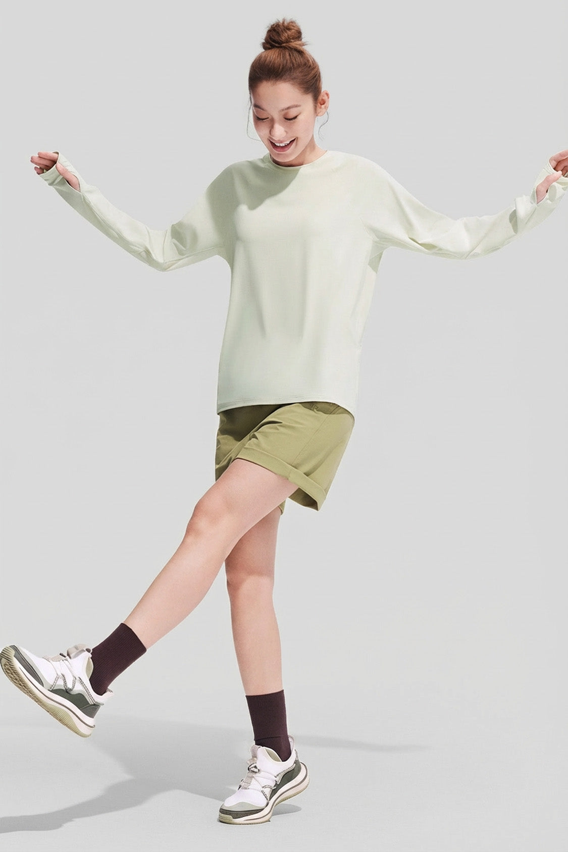 Women’s Breathable Sun Protection Long-Sleeve Tee UPF 50+ AS001