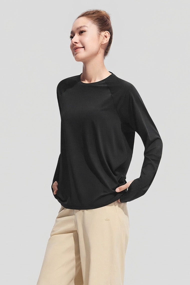 Women’s Breathable Sun Protection Long-Sleeve Tee UPF 50+ AS001