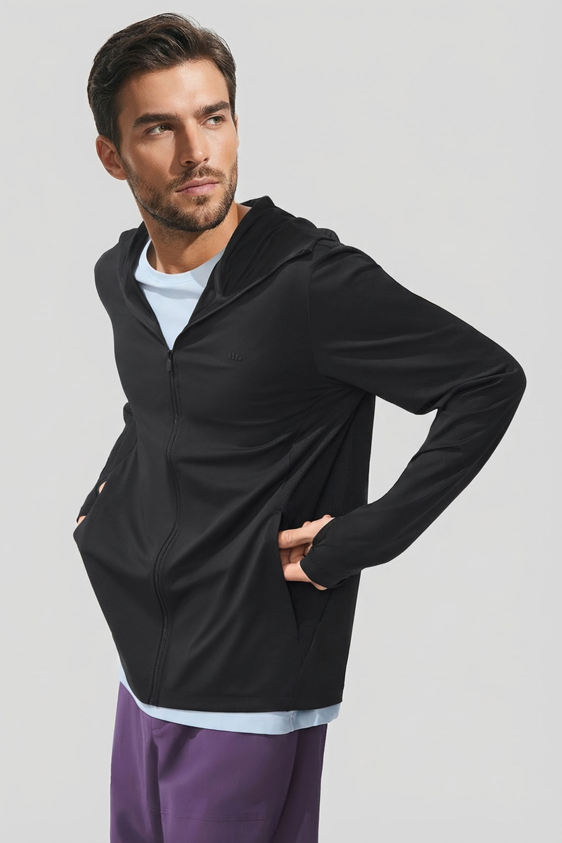 Men's Breathable Sun Protection Jacket UPF 100+ AS105