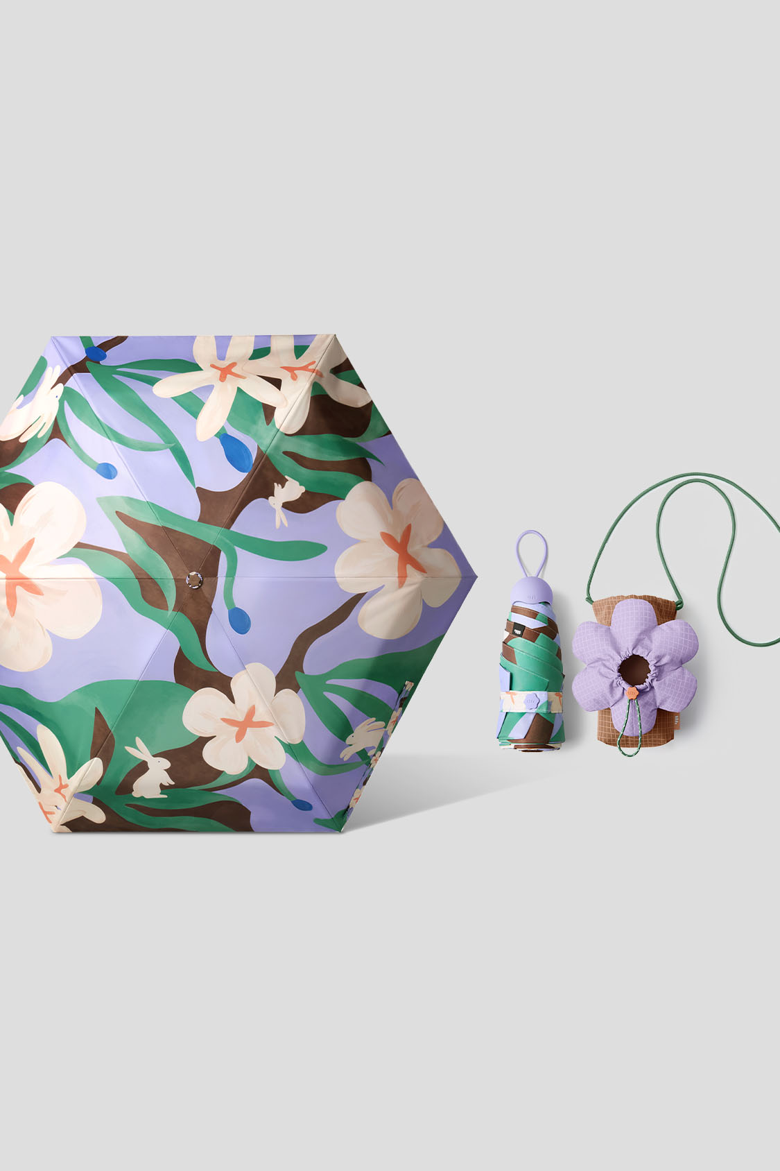 5-Fold Portable Sun Protection Umbrella UPF 50+ BM526