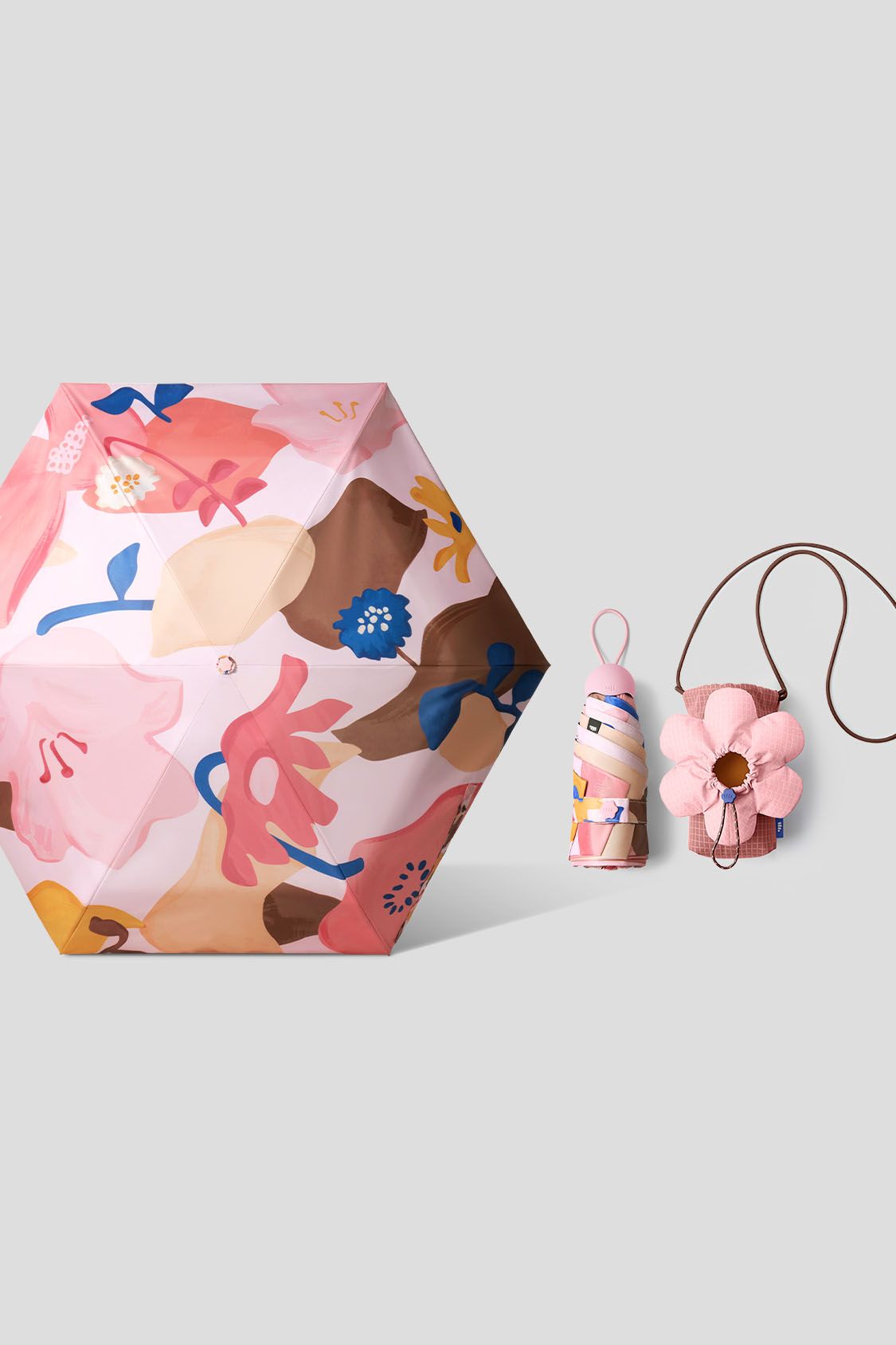 5-Fold Portable Sun Protection Umbrella UPF 50+ BM526