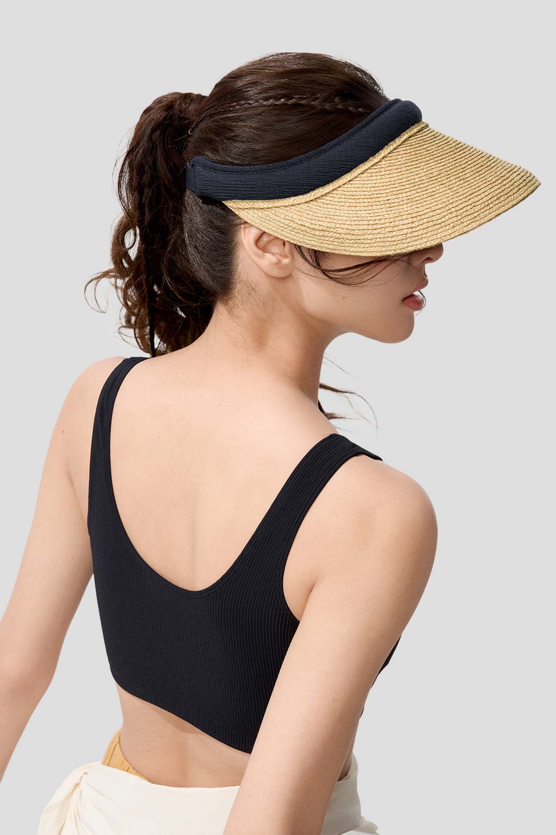 beneunder women's beneunder straw hat #color_coffee