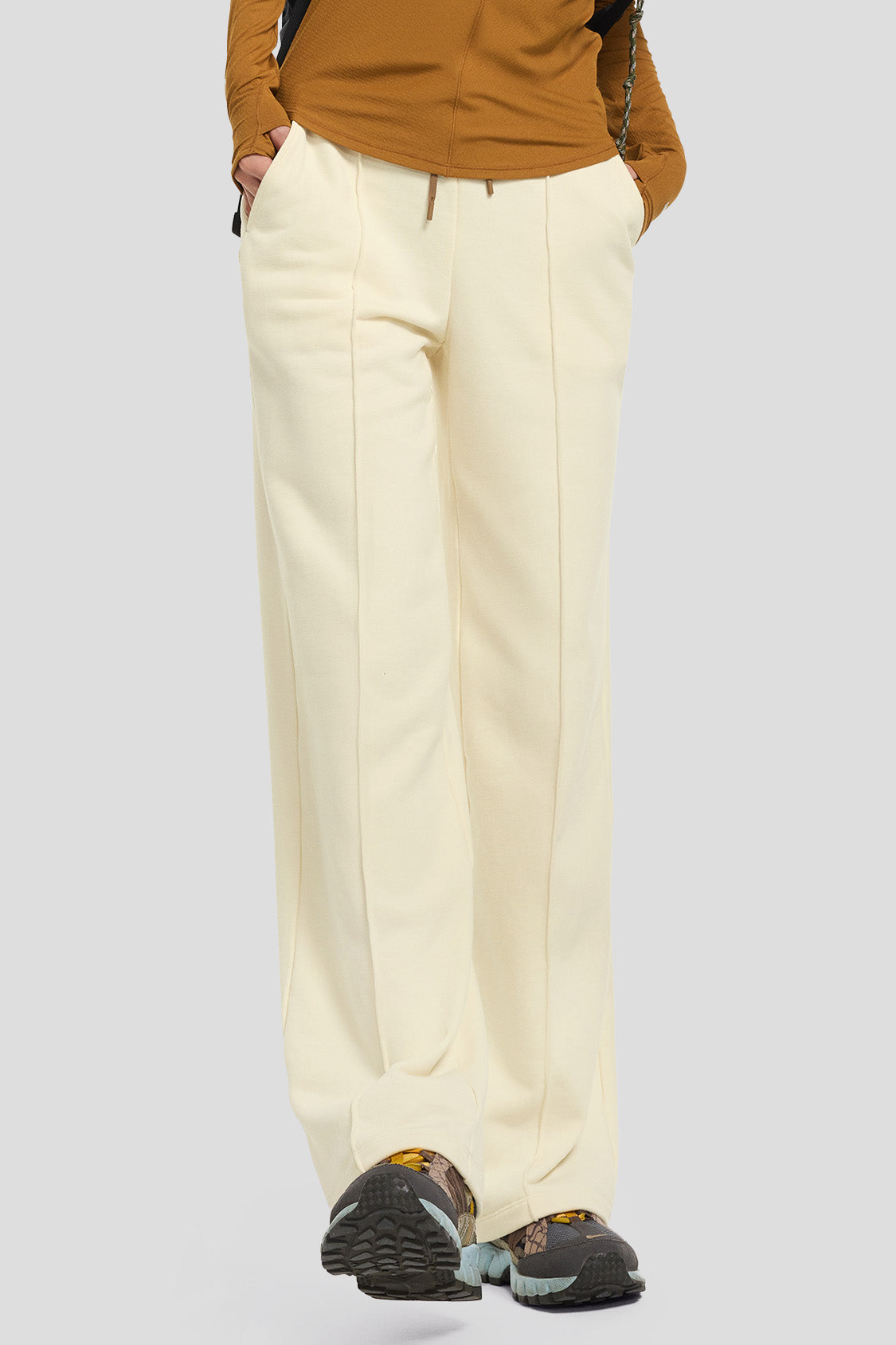 beneunder women's wide leg pants #color_beige