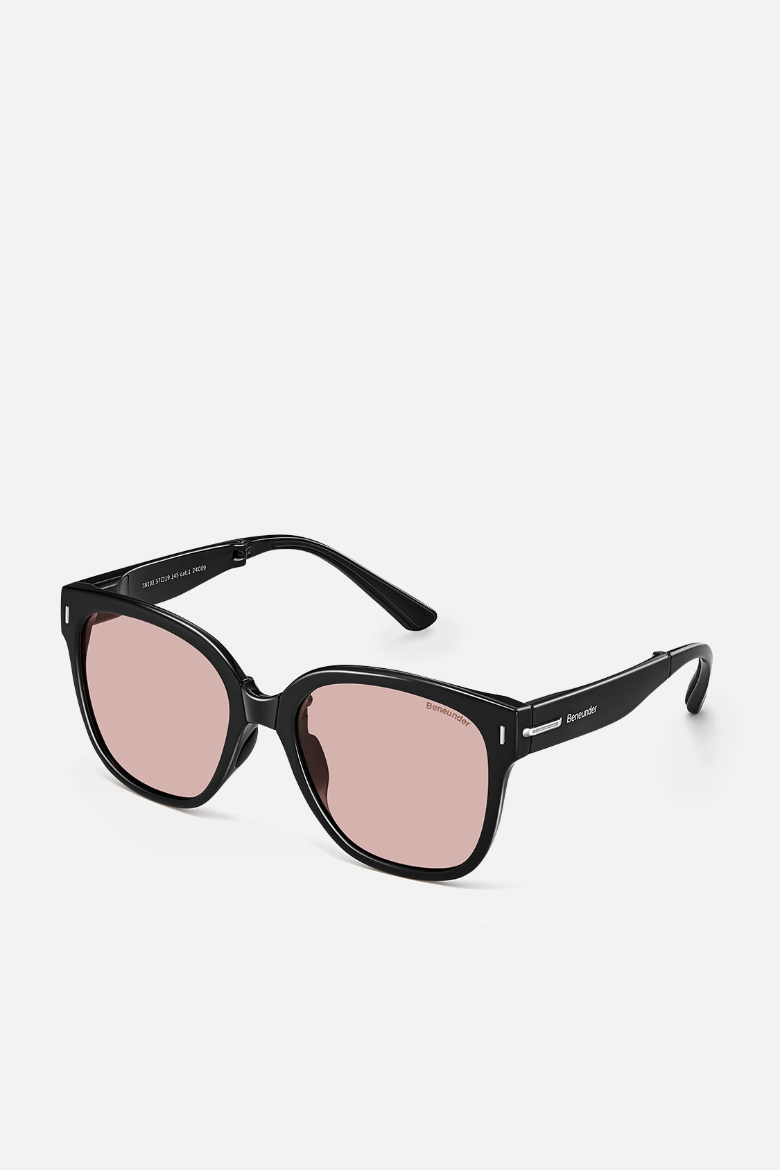 beneunder women's sunglasses #color_black - pink