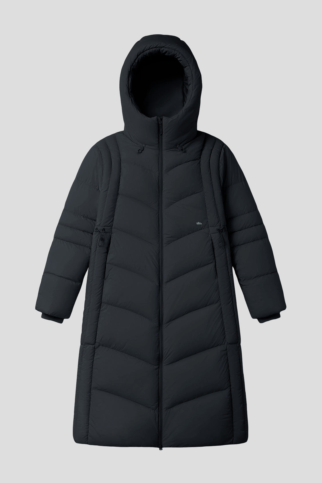 beneunder loftguard – women’s high-loft down coat (long, extreme warmth) #color_black