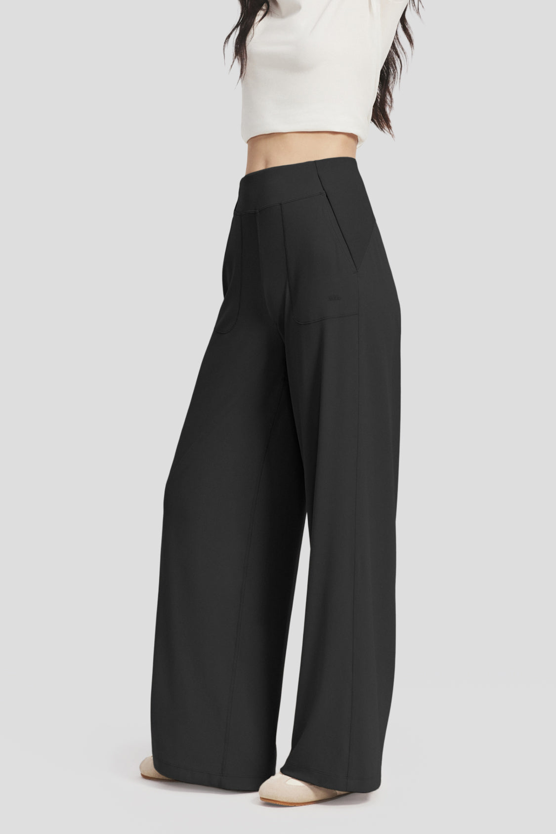Women's High-Stretch Wide-Leg Pants (High Warmth) EL016