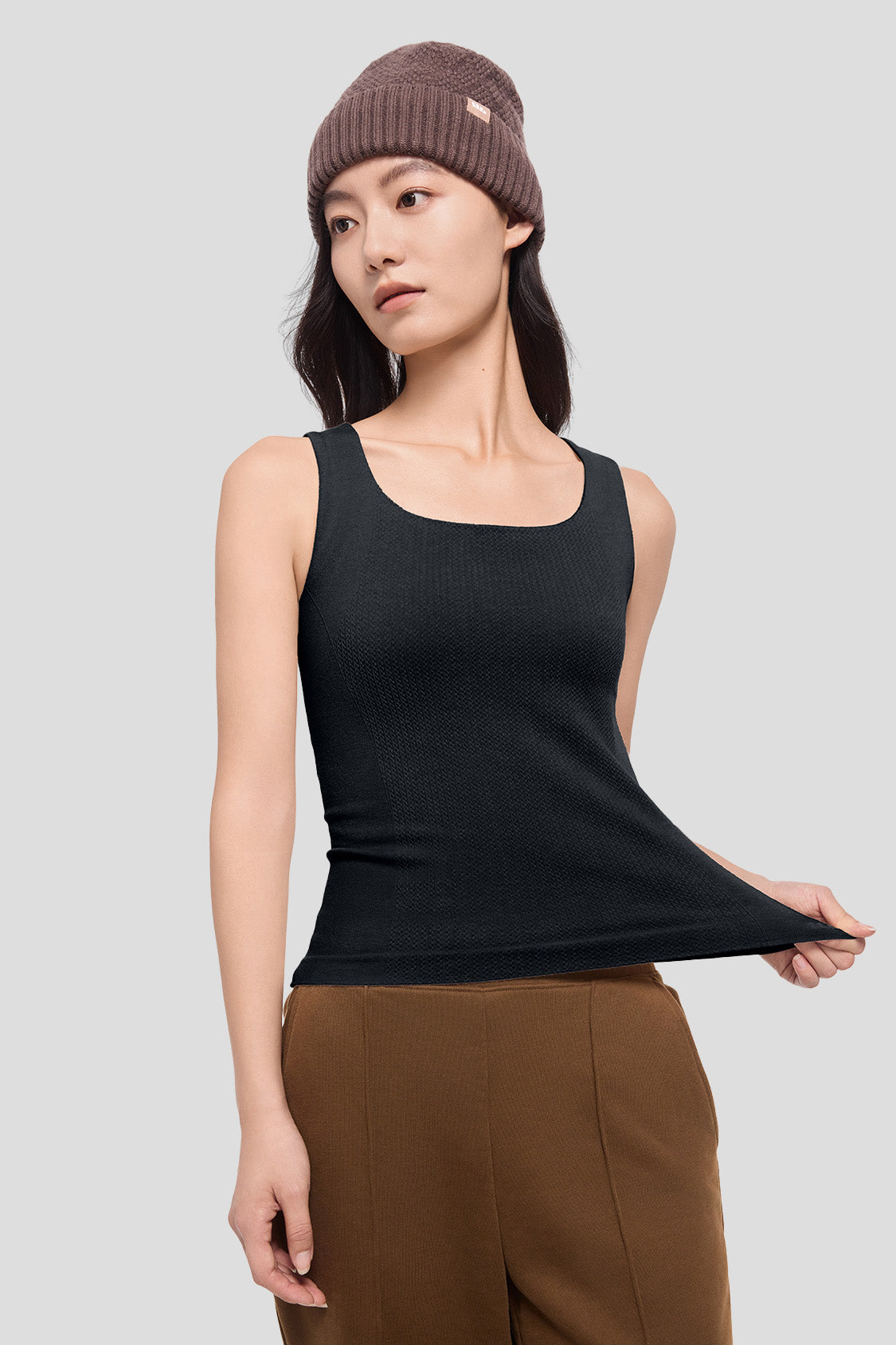 beneunder women's top #color_black