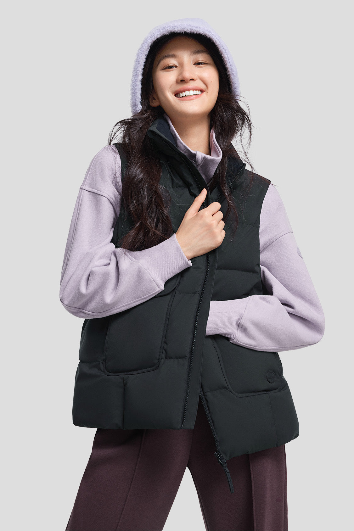 beneunder women's vest #color_black