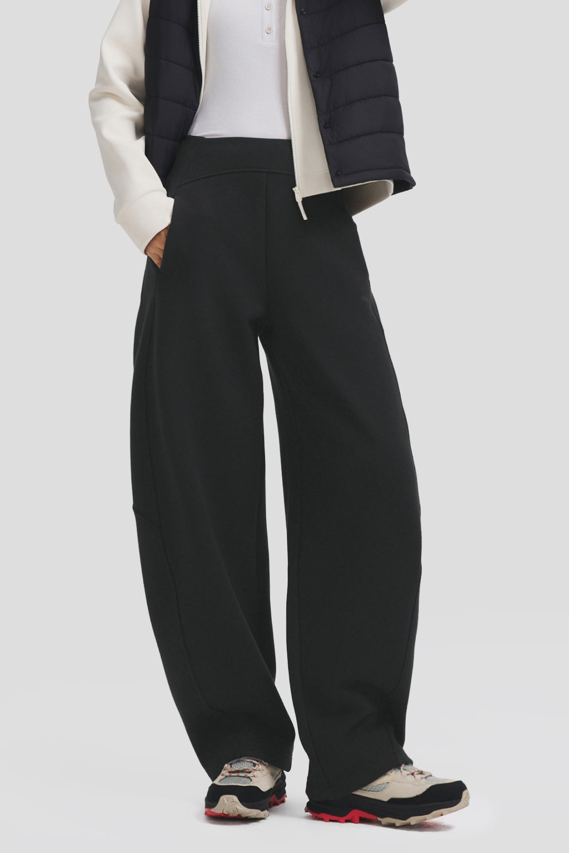 Women's High-Stretch Relaxed-Fit Pants EL009