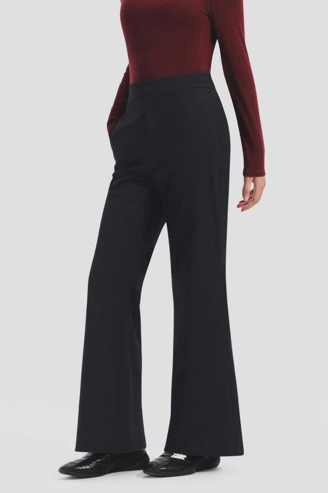 Women's Stretch Slight Flare Insulated Pants (High Warmth) CL008